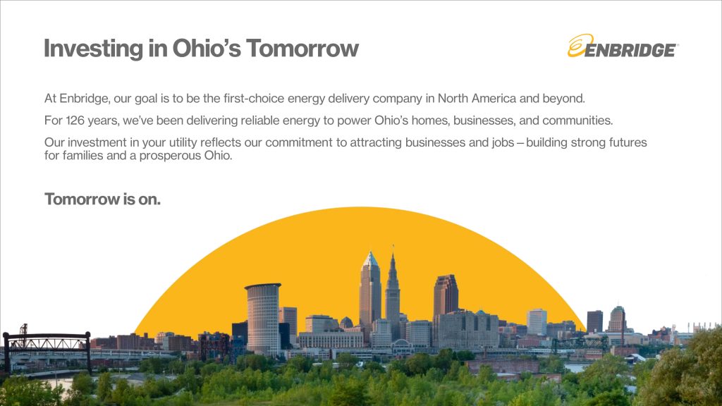 Enbridge ad: Investing in Ohio's Tomorrow