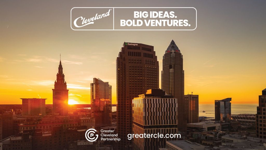 Greater Cleveland Partnership ad: Cleveland - Big Ideas. Bold Ventures.