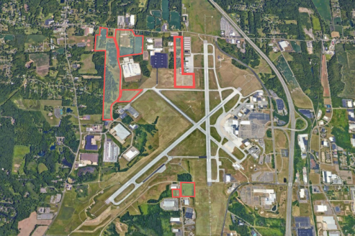 Akron Canton Regional Airport Aerial View
